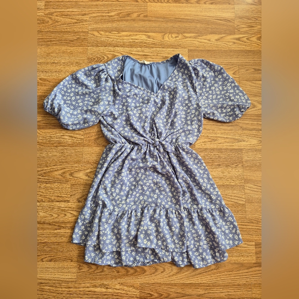 Sienna Sky Women's Blue Floral Dress